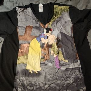 Disney Snow White scrub top